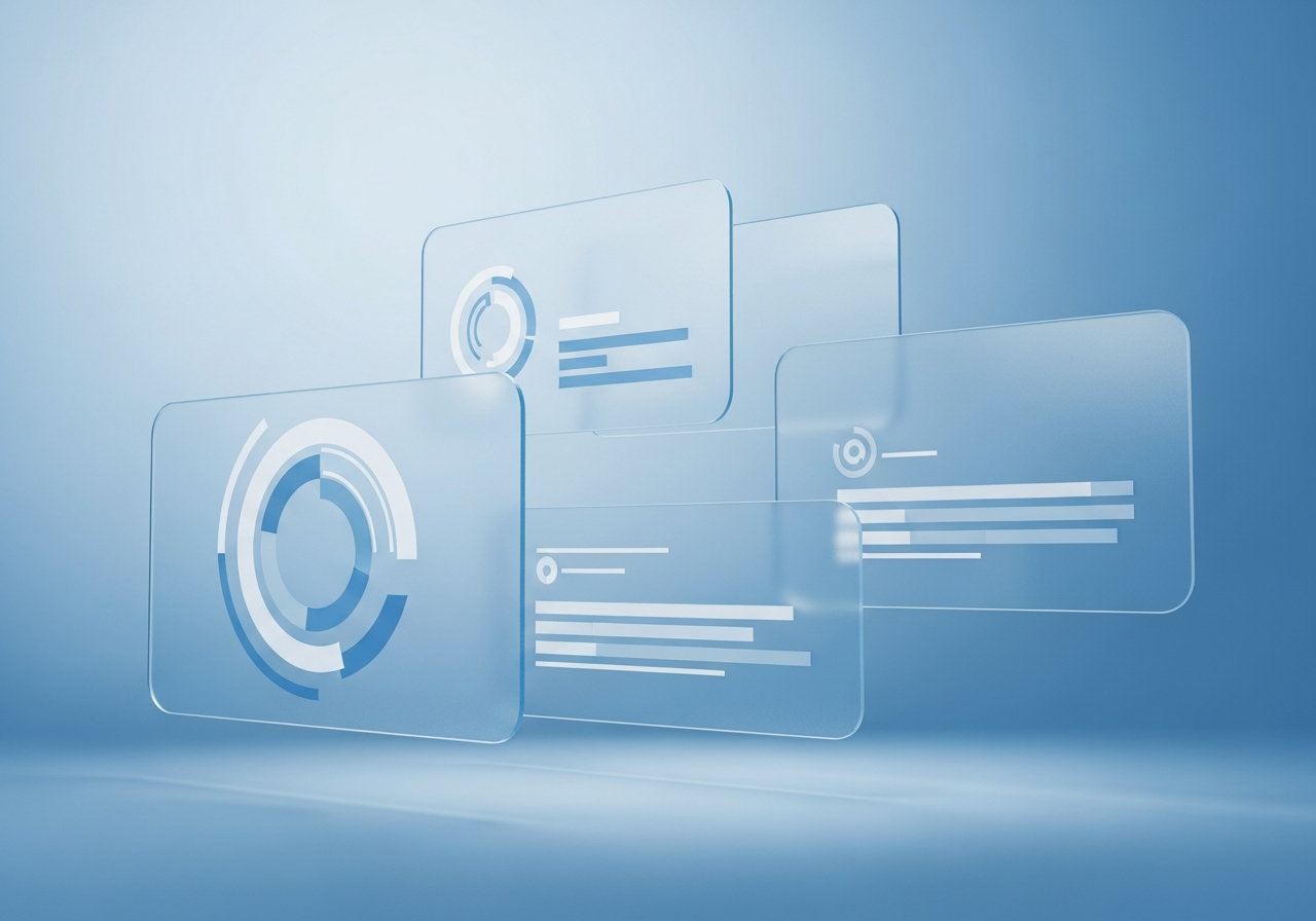 Data insights dashboard composition